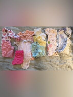 Assorted girls 6-9M clothes